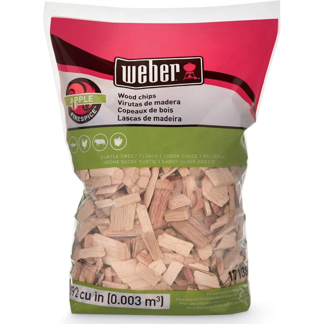 Weber Flavoured Wood Chips - 2 Pound Pack