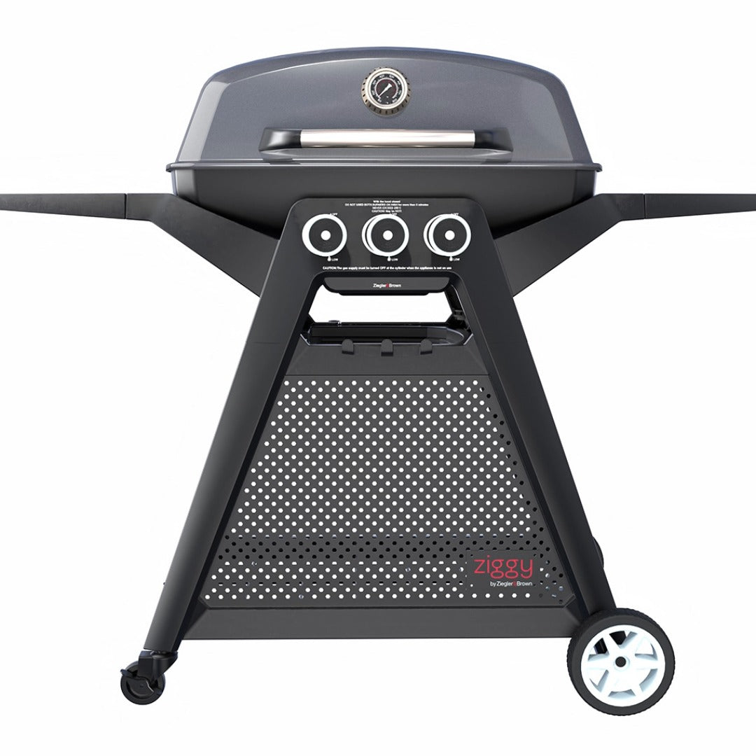 Ziegler & Brown Ziggy Elite Triple Gas Grill With Cart
