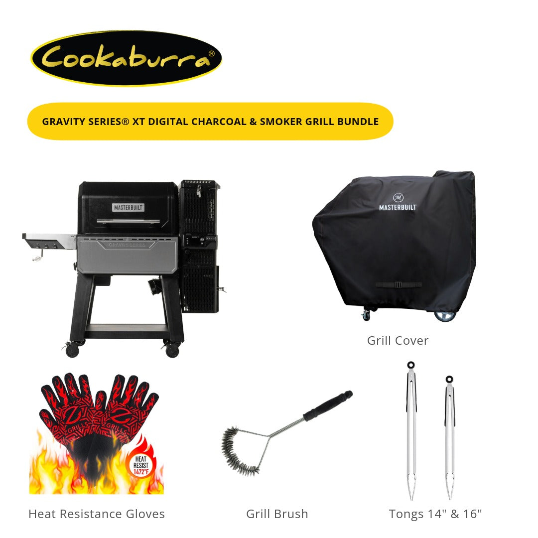 MasterBuilt Gravity XT Charcoal Grill & Smoker Bundle