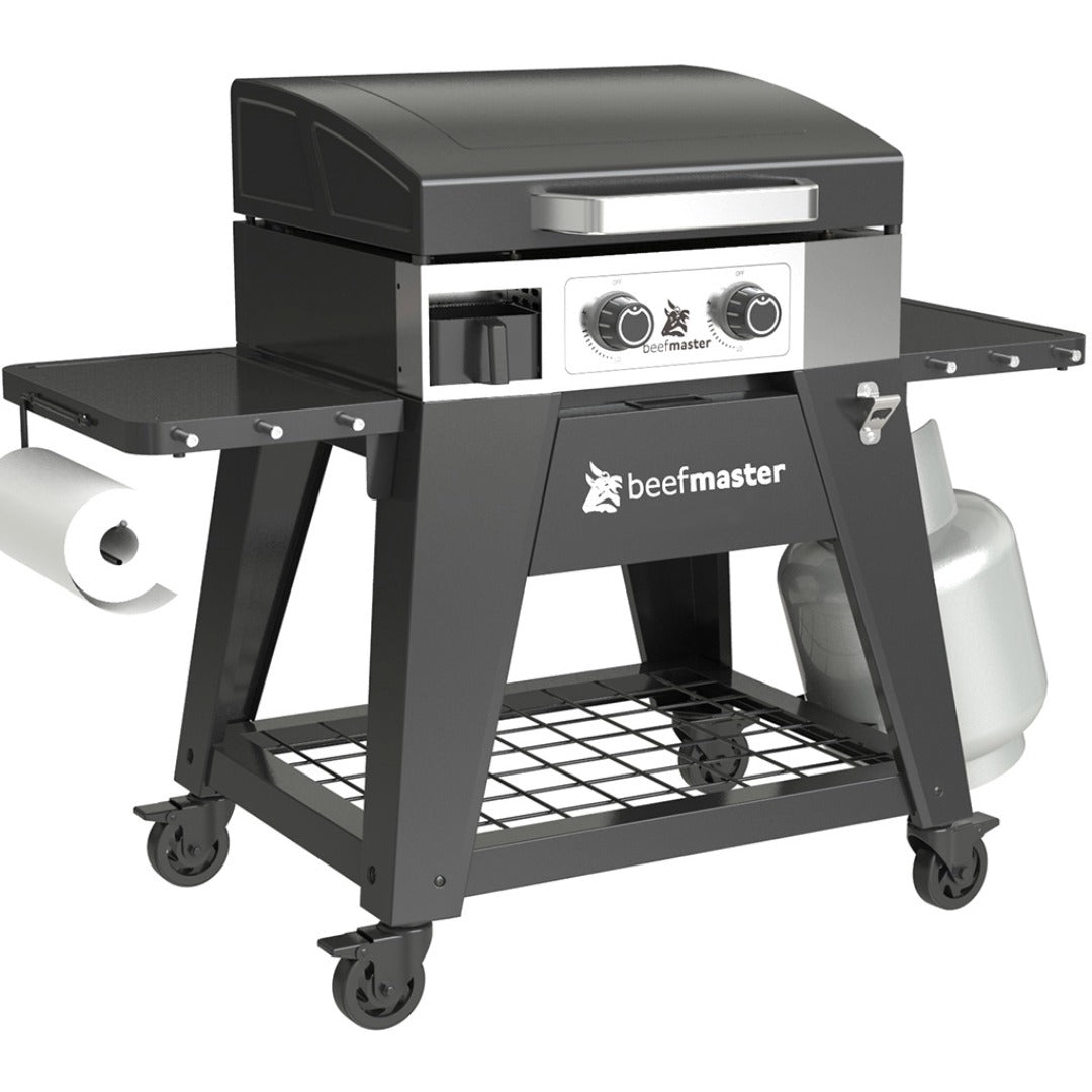 Beefmaster 2 Burner Gas Griddle On Cart