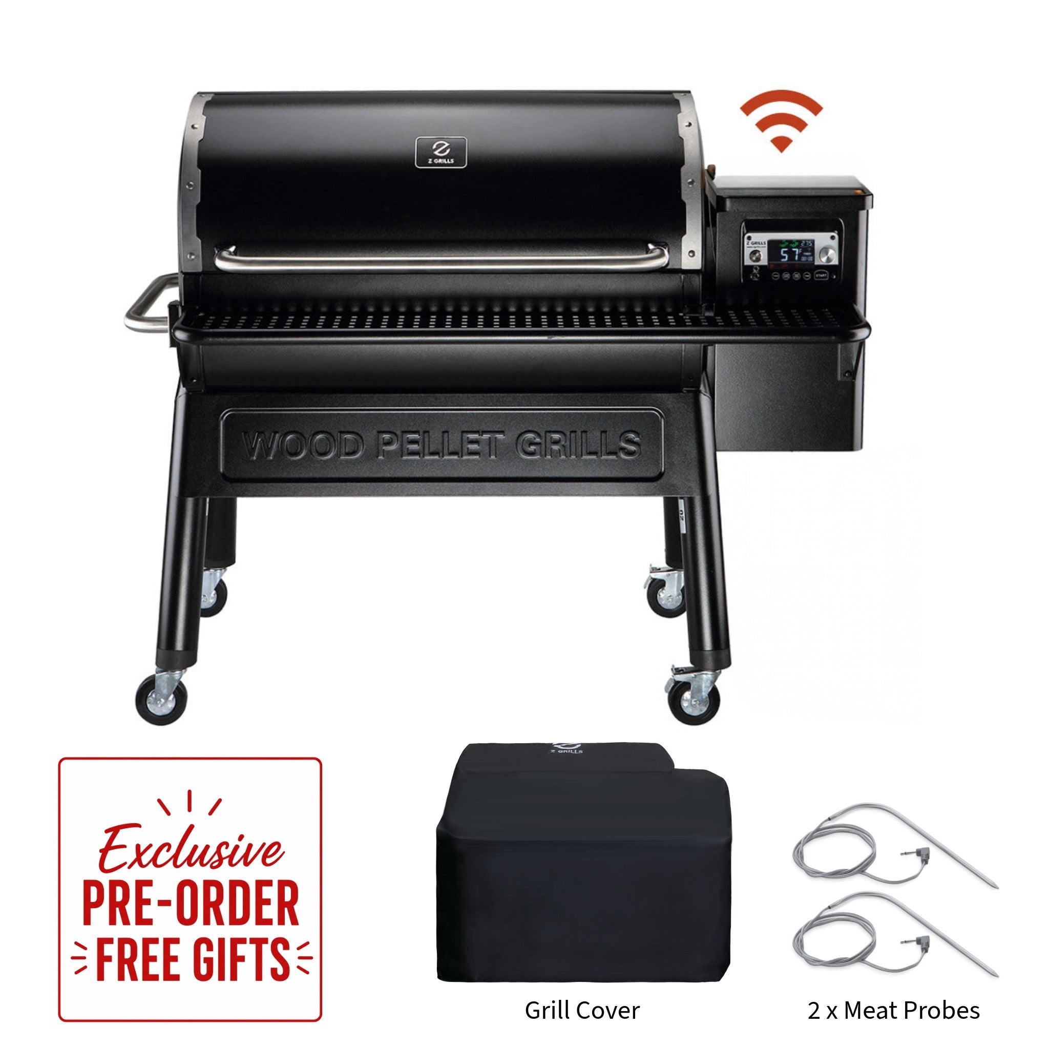ZGrills Multitasker 11002B Wifi Wood Pellet Grill (2026 Upgrade)