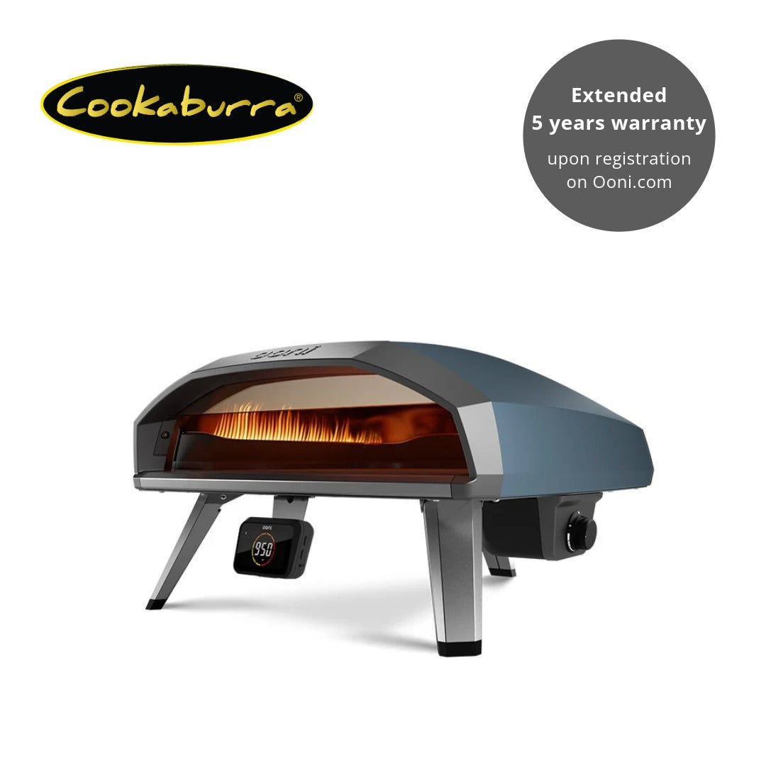Ooni Koda 2 Pro pizza oven is bigger, smarter, and more powerful, featuring advanced G2 Gas Technology™ that delivers more even heat, faster stone reheating, and consistent cooking.