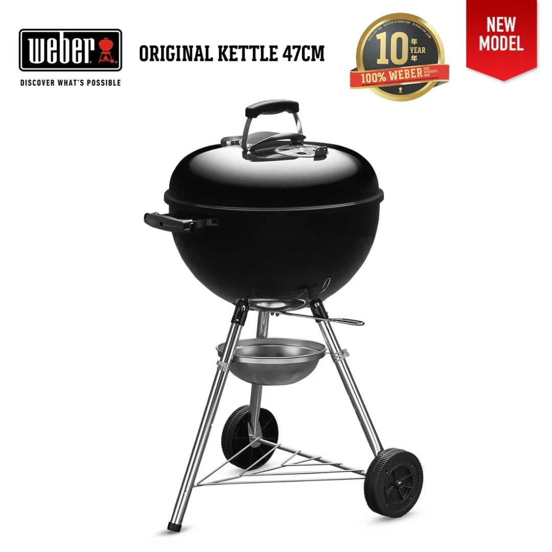 Weber Original Kettle With Thermometer Charcoal Grill 18.5" (47cm)