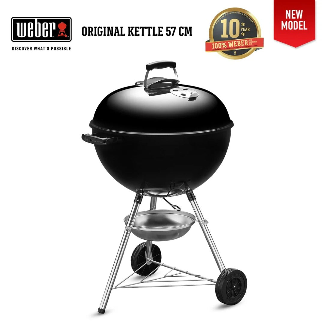 Weber Original Kettle With Thermometer Charcoal Grill 22.5" (57cm)