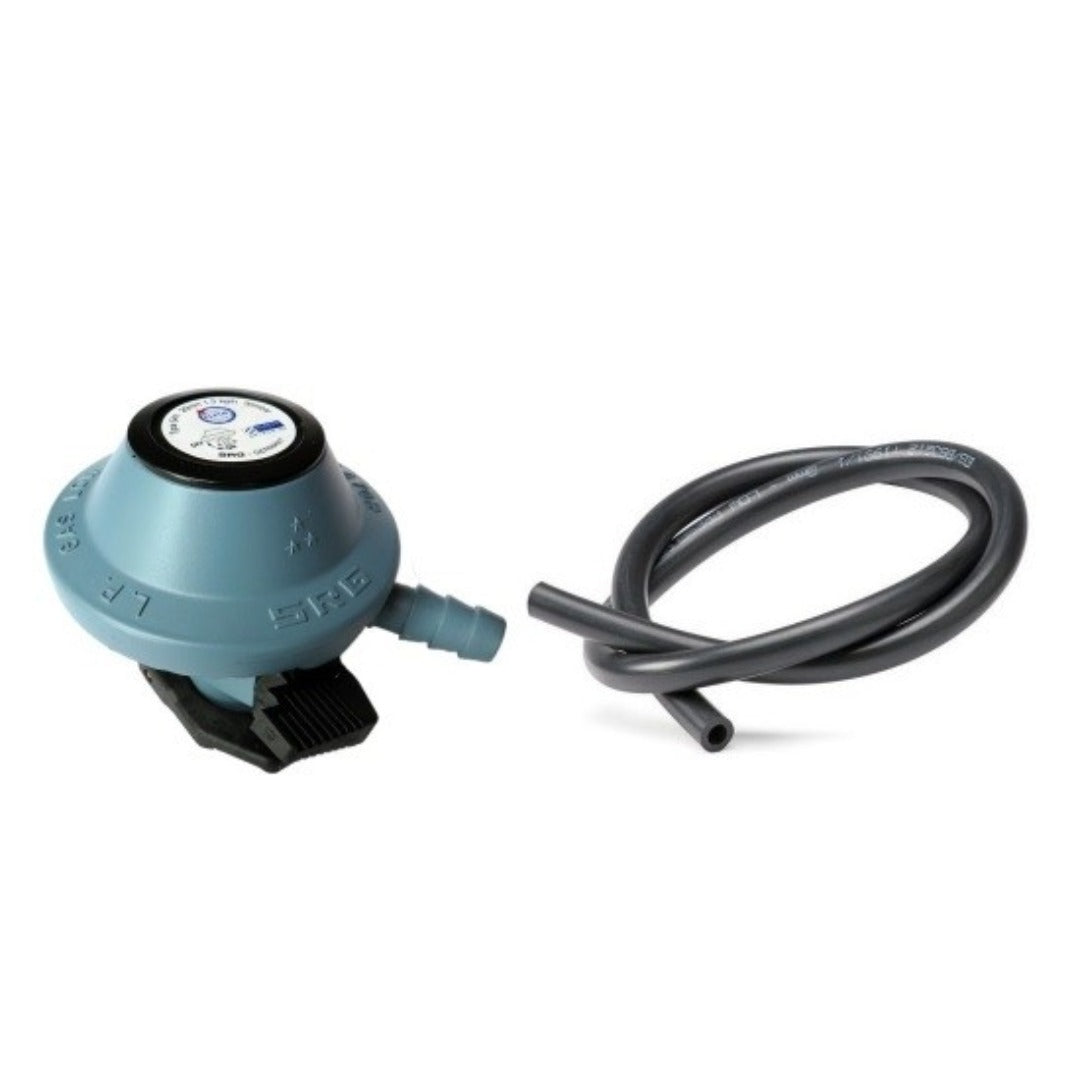 This SRG Gas regulator and Hose set combines reliability with practical protection for your cooking setup.