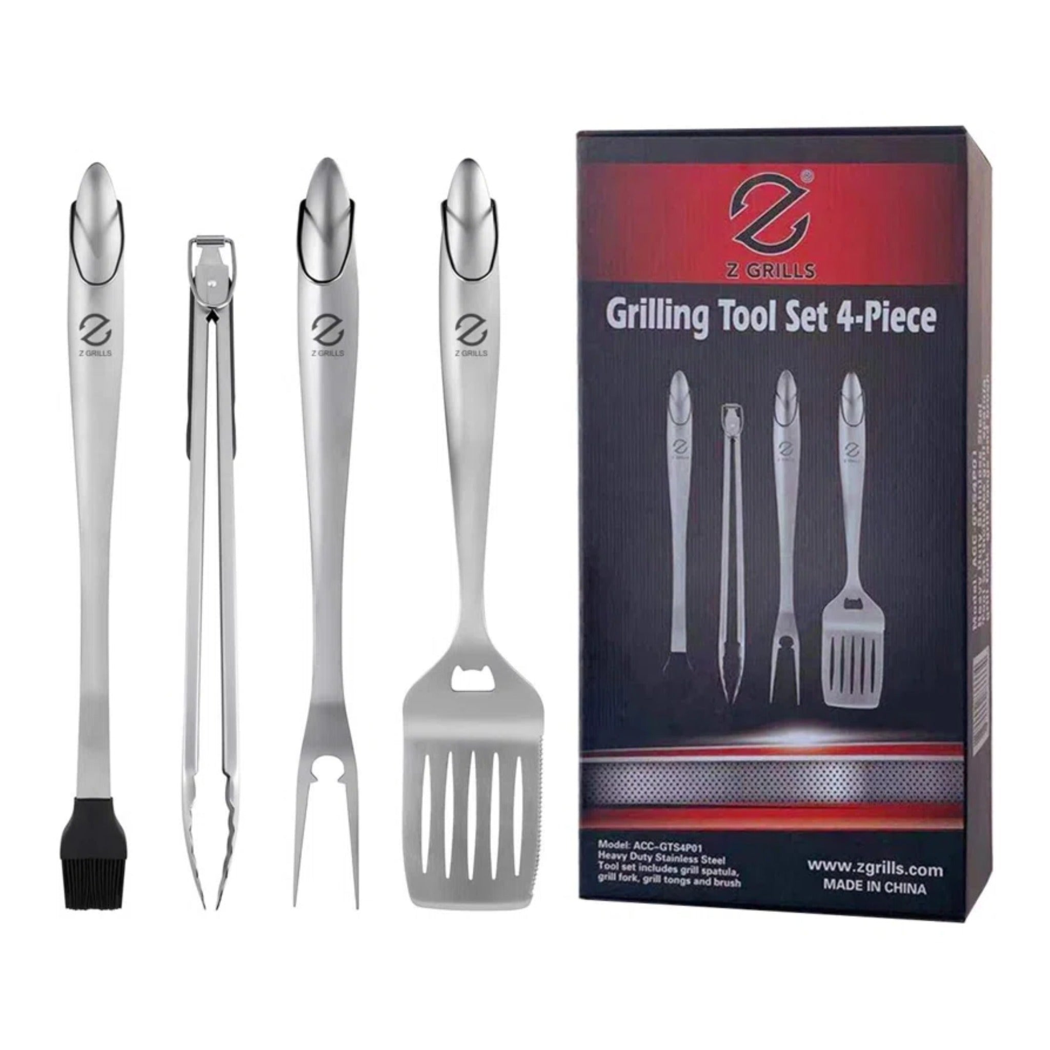 ZGrills Grilling Tools Set 4pcs