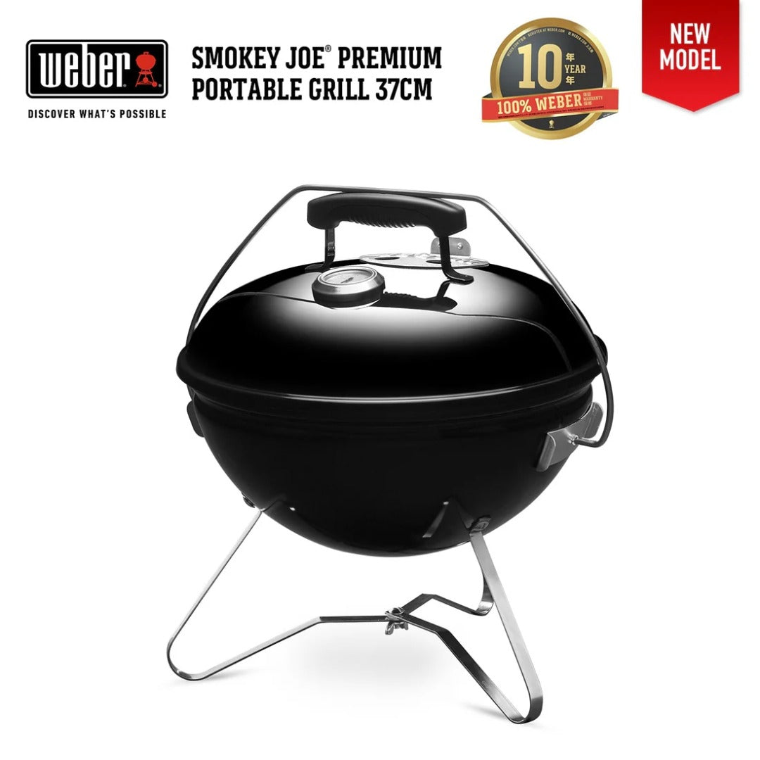 Weber Smokey Joe Premium Charcoal Grill With Thermometer 14" (37cm)