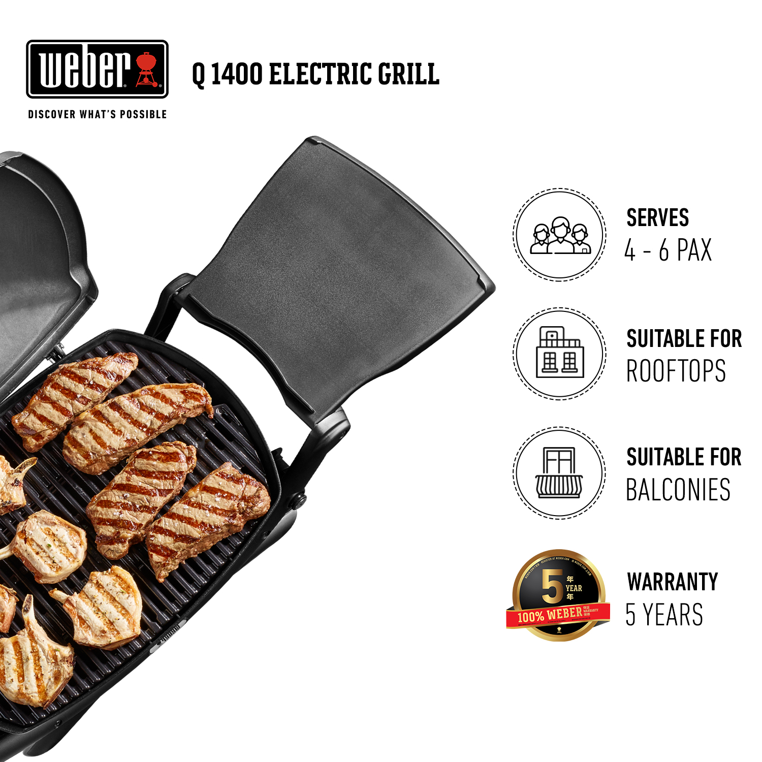 oplukker Trafik Nogle gange nogle gange Weber Q1400 Electric Grill - Cookaburra BBQ