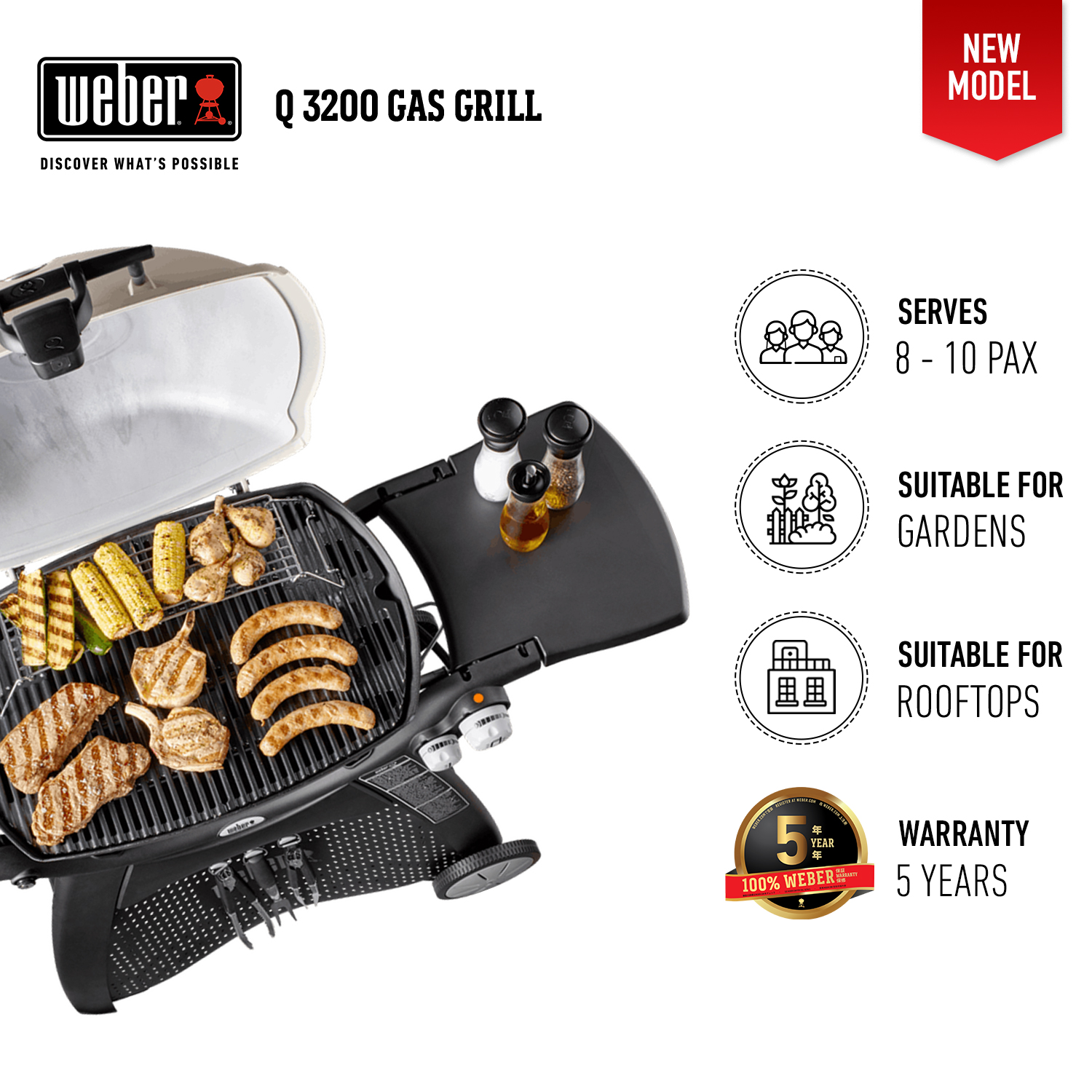 Weber Q3200 Black - Cookaburra BBQ