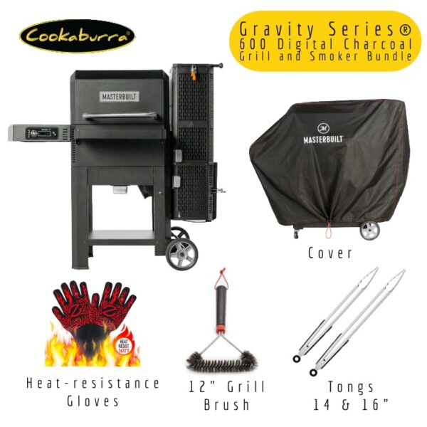 MasterBuilt Gravity Series® 600 Digital Charcoal Grill Bundle